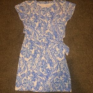 Lilly Pulitzer Inka dress in Aqua Lounge Size L